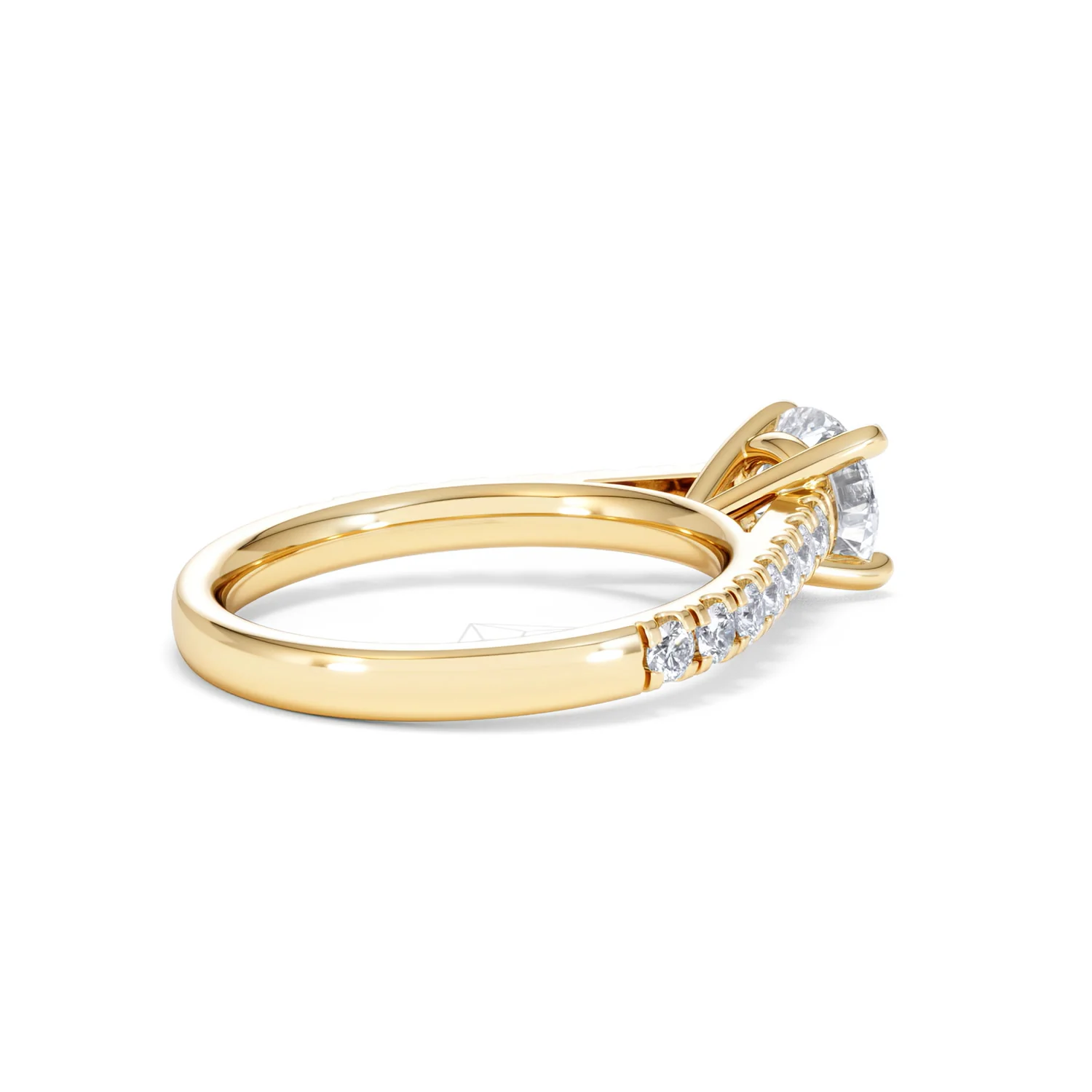 Natalia Lab Diamond Engagement Side Stone Ring 18K Gold 1.50CT F/VS1 - Image 36