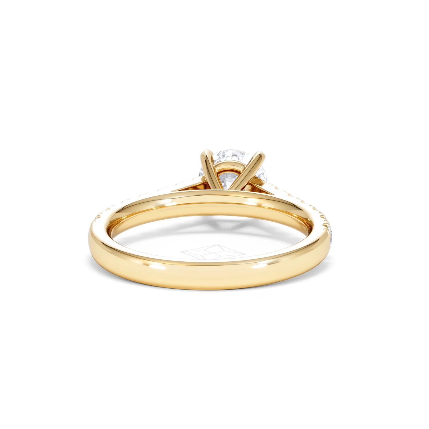 Natalia Lab Diamond Engagement Side Stone Ring 18K Gold 1.50CT F/VS1 - Image 46