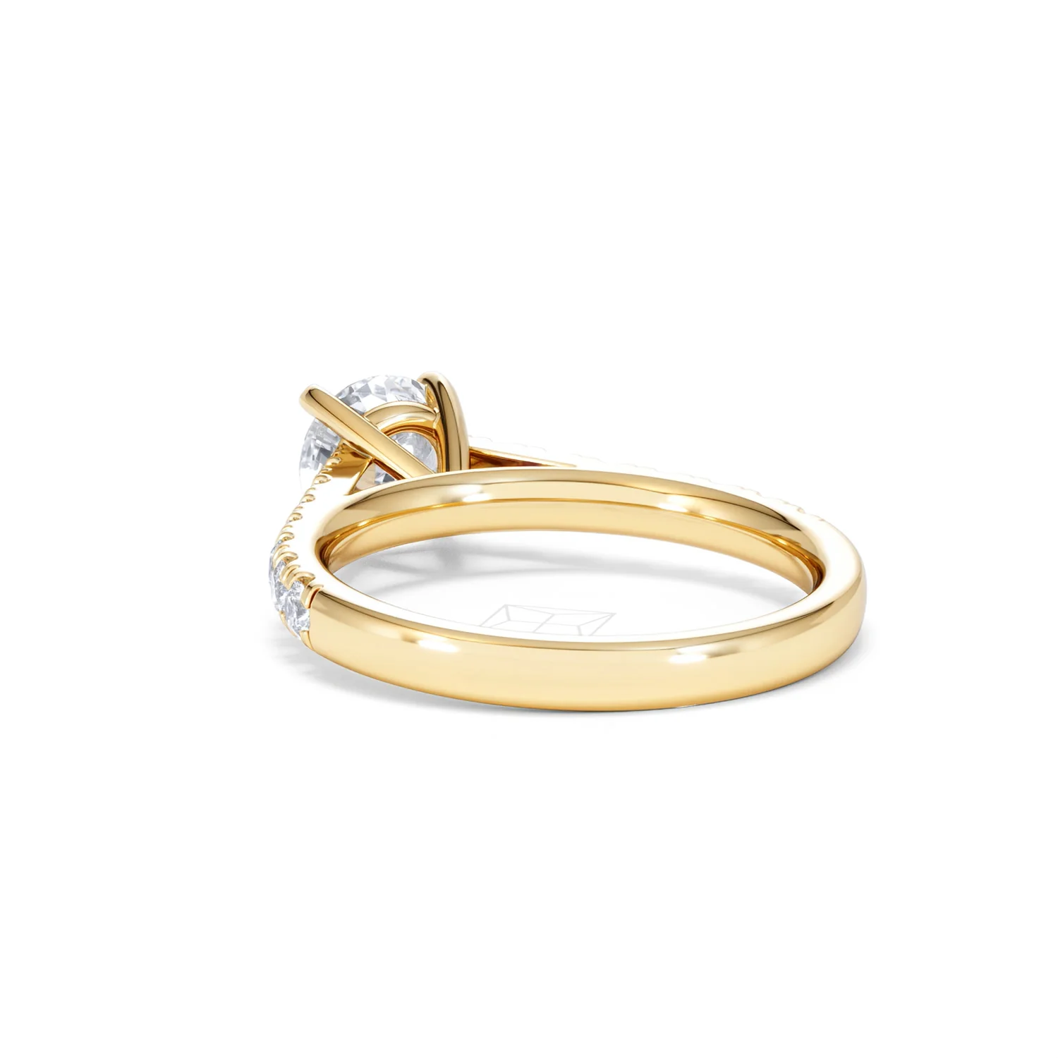 Natalia Lab Diamond Engagement Side Stone Ring 18K Gold 1.50CT F/VS1 - Image 54