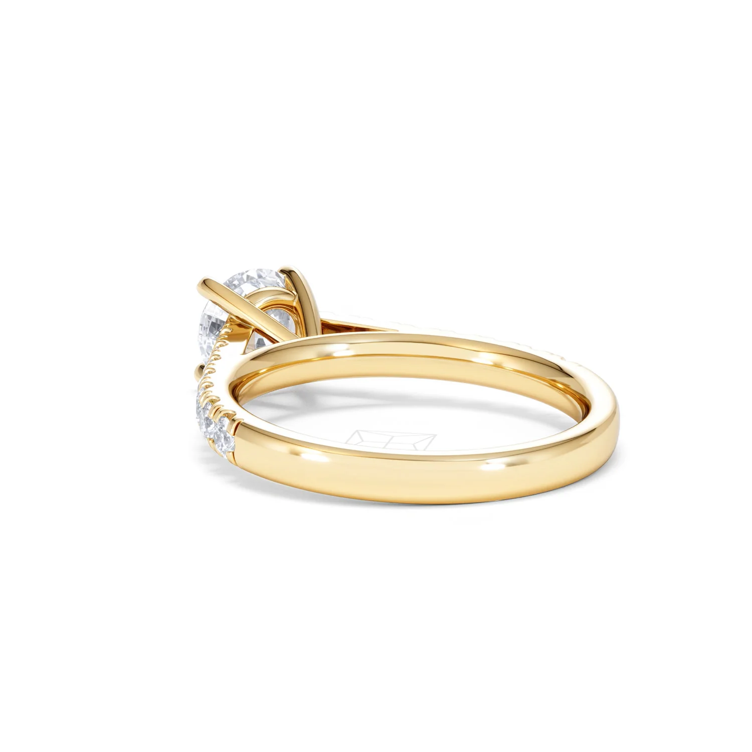 Natalia Lab Diamond Engagement Side Stone Ring 18K Gold 1.50CT F/VS1 - Image 55