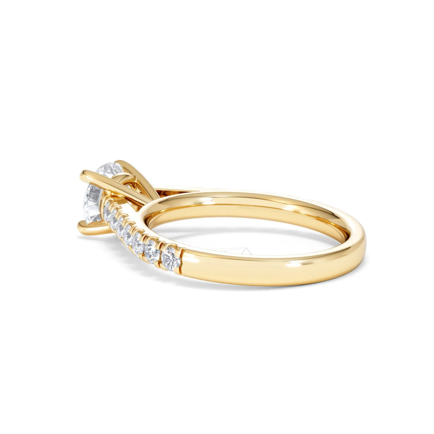 Natalia Lab Diamond Engagement Side Stone Ring 18K Gold 1.50CT F/VS1 - Image 60