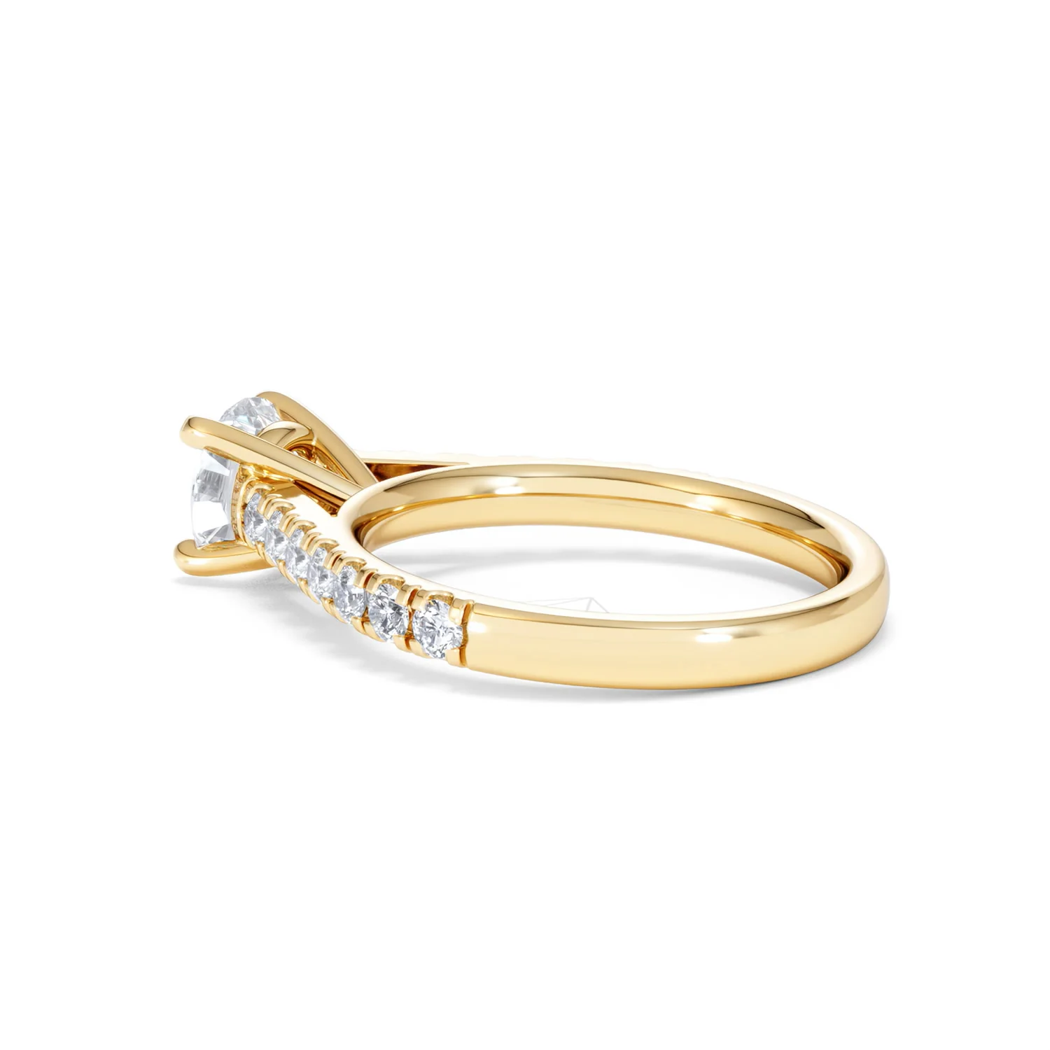 Natalia Lab Diamond Engagement Side Stone Ring 18K Gold 1.50CT F/VS1 - Image 61