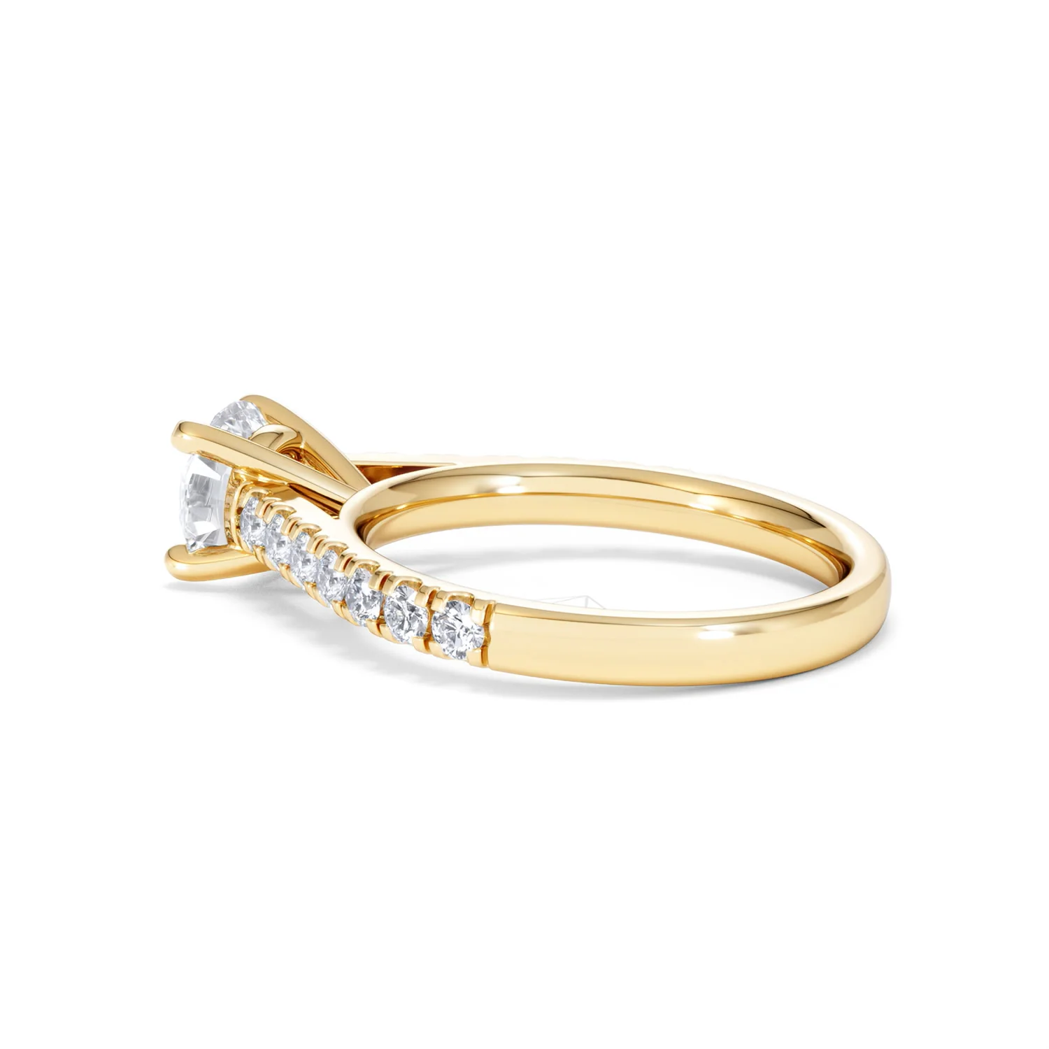 Natalia Lab Diamond Engagement Side Stone Ring 18K Gold 1.50CT F/VS1 - Image 62
