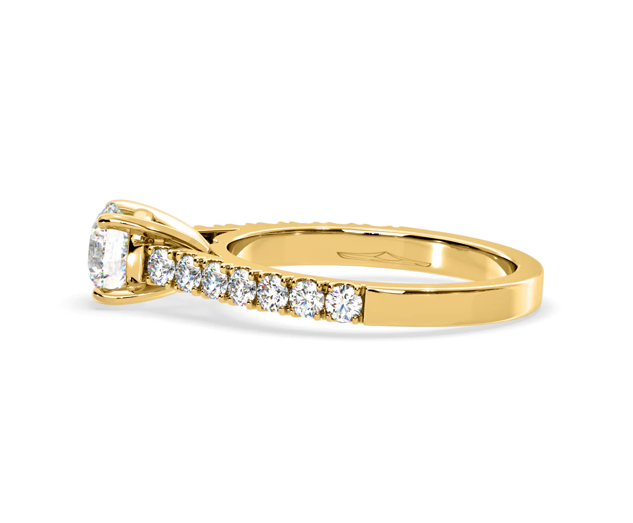 Natalia Lab Diamond Engagement Side Stone Ring 18K Gold 2.00CT F/VS1 - Image 109