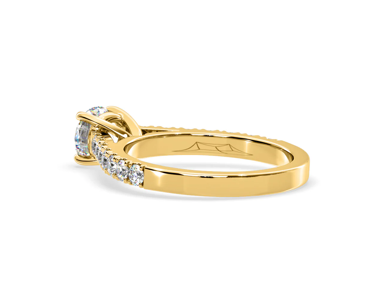 Natalia Lab Diamond Engagement Side Stone Ring 18K Gold 2.00CT F/VS1 - Image 117