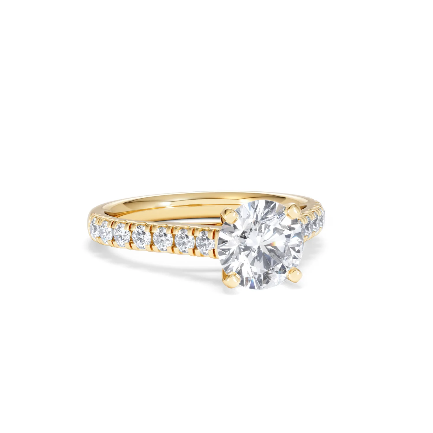 Natalia Lab Diamond Engagement Side Stone Ring 18K Gold 2.00CT F/VS1 - Image 12