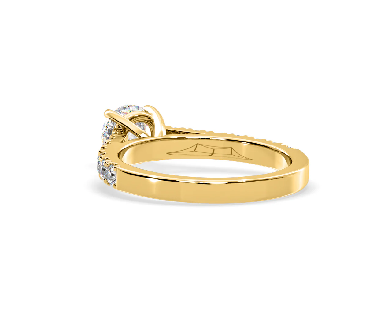 Natalia Lab Diamond Engagement Side Stone Ring 18K Gold 2.00CT F/VS1 - Image 121