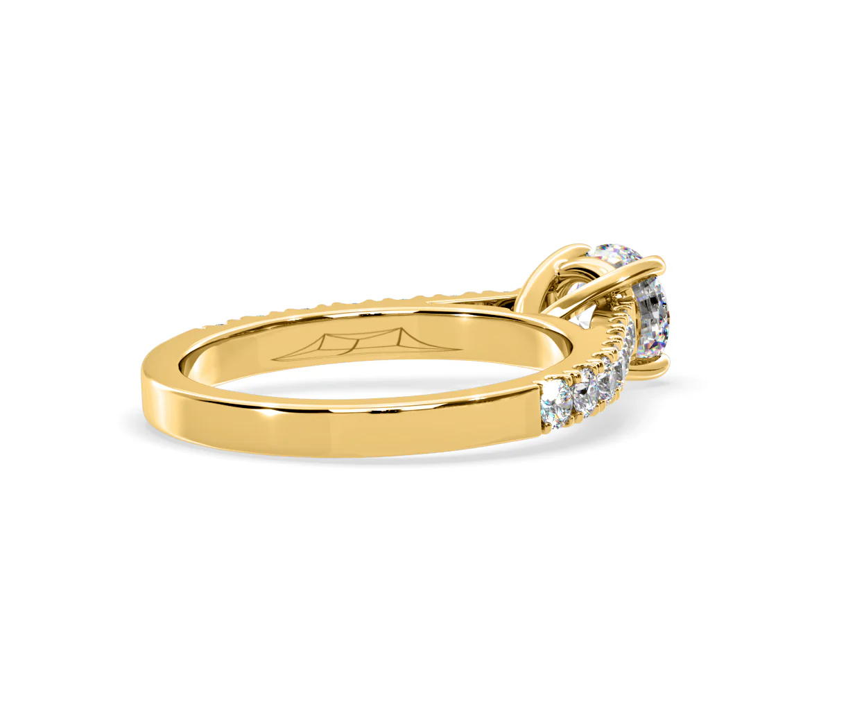 Natalia Lab Diamond Engagement Side Stone Ring 18K Gold 2.00CT F/VS1 - Image 137