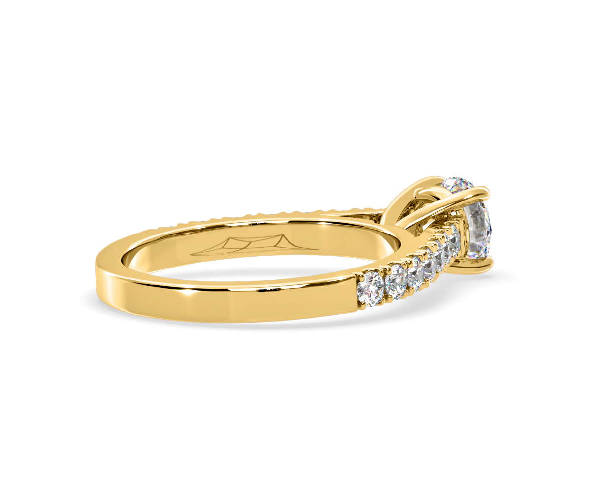 Natalia Lab Diamond Engagement Side Stone Ring 18K Gold 2.00CT F/VS1 - Image 139