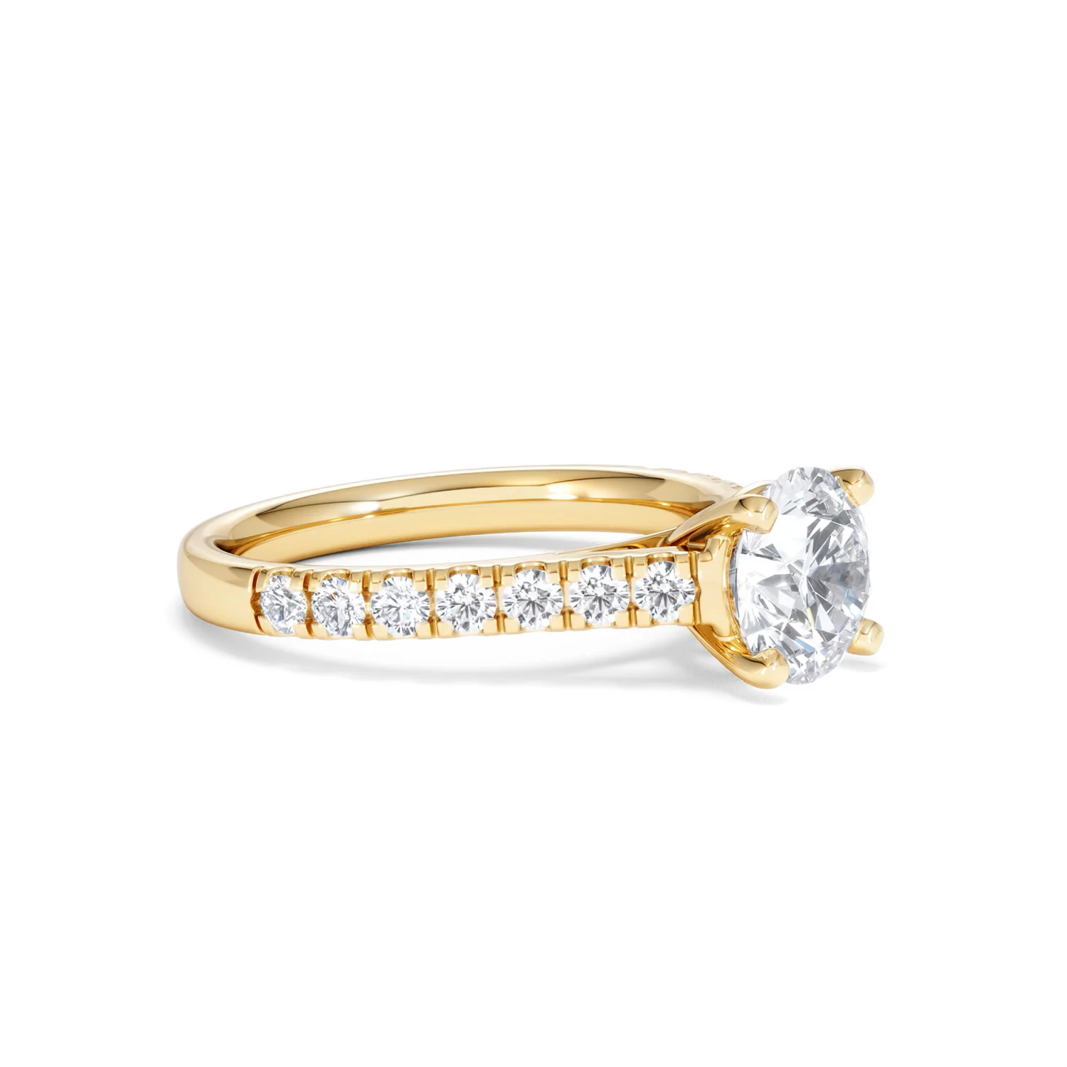 Natalia Lab Diamond Engagement Side Stone Ring 18K Gold 2.00CT F/VS1 - Image 19