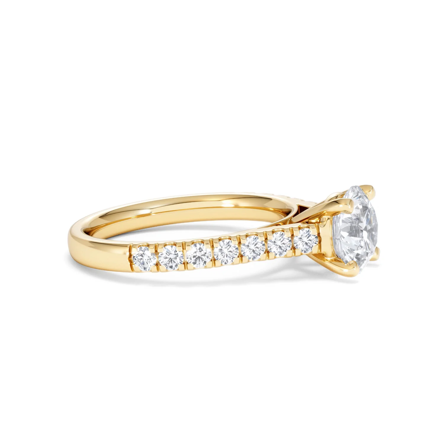 Natalia Lab Diamond Engagement Side Stone Ring 18K Gold 2.00CT F/VS1 - Image 23