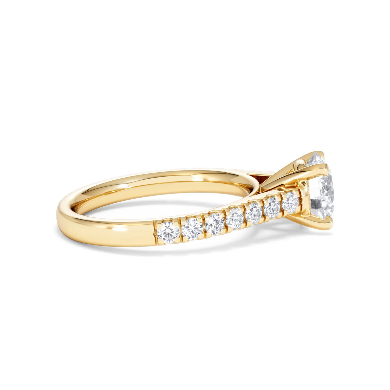 Natalia Lab Diamond Engagement Side Stone Ring 18K Gold 2.00CT F/VS1 - Image 28