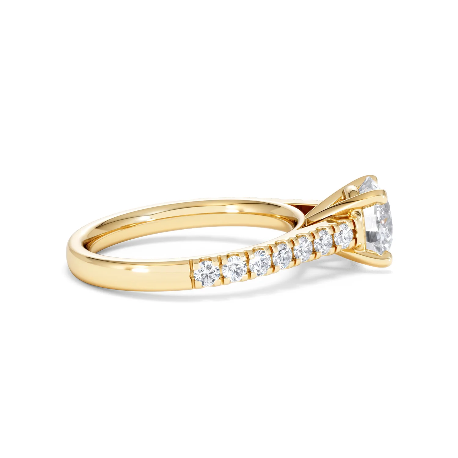 Natalia Lab Diamond Engagement Side Stone Ring 18K Gold 2.00CT F/VS1 - Image 29