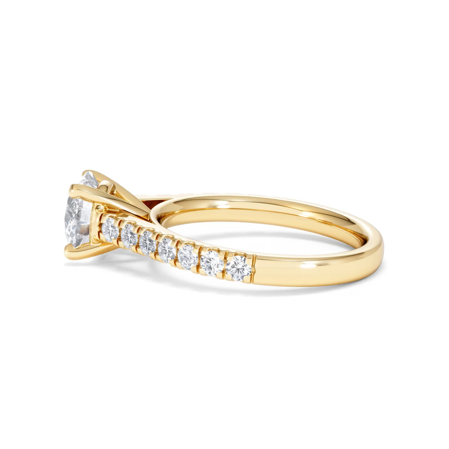 Natalia Lab Diamond Engagement Side Stone Ring 18K Gold 2.00CT F/VS1 - Image 66