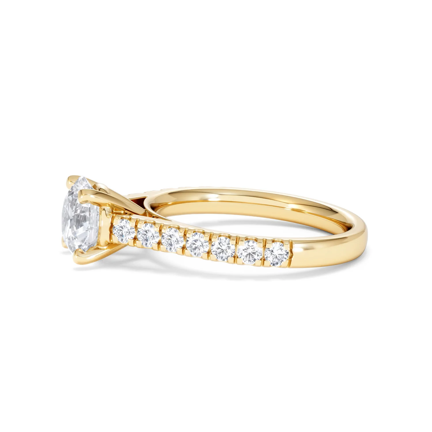 Natalia Lab Diamond Engagement Side Stone Ring 18K Gold 2.00CT F/VS1 - Image 71