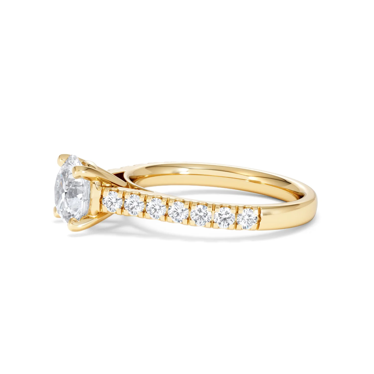 Natalia Lab Diamond Engagement Side Stone Ring 18K Gold 2.00CT F/VS1 - Image 72