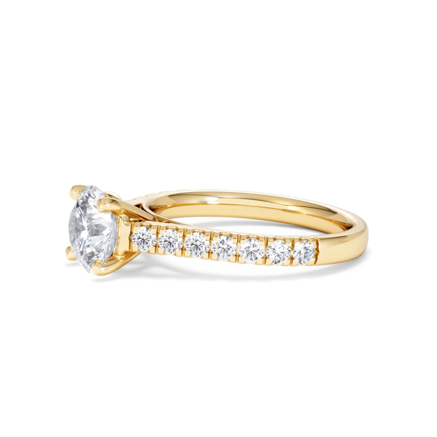 Natalia Lab Diamond Engagement Side Stone Ring 18K Gold 2.00CT F/VS1 - Image 74