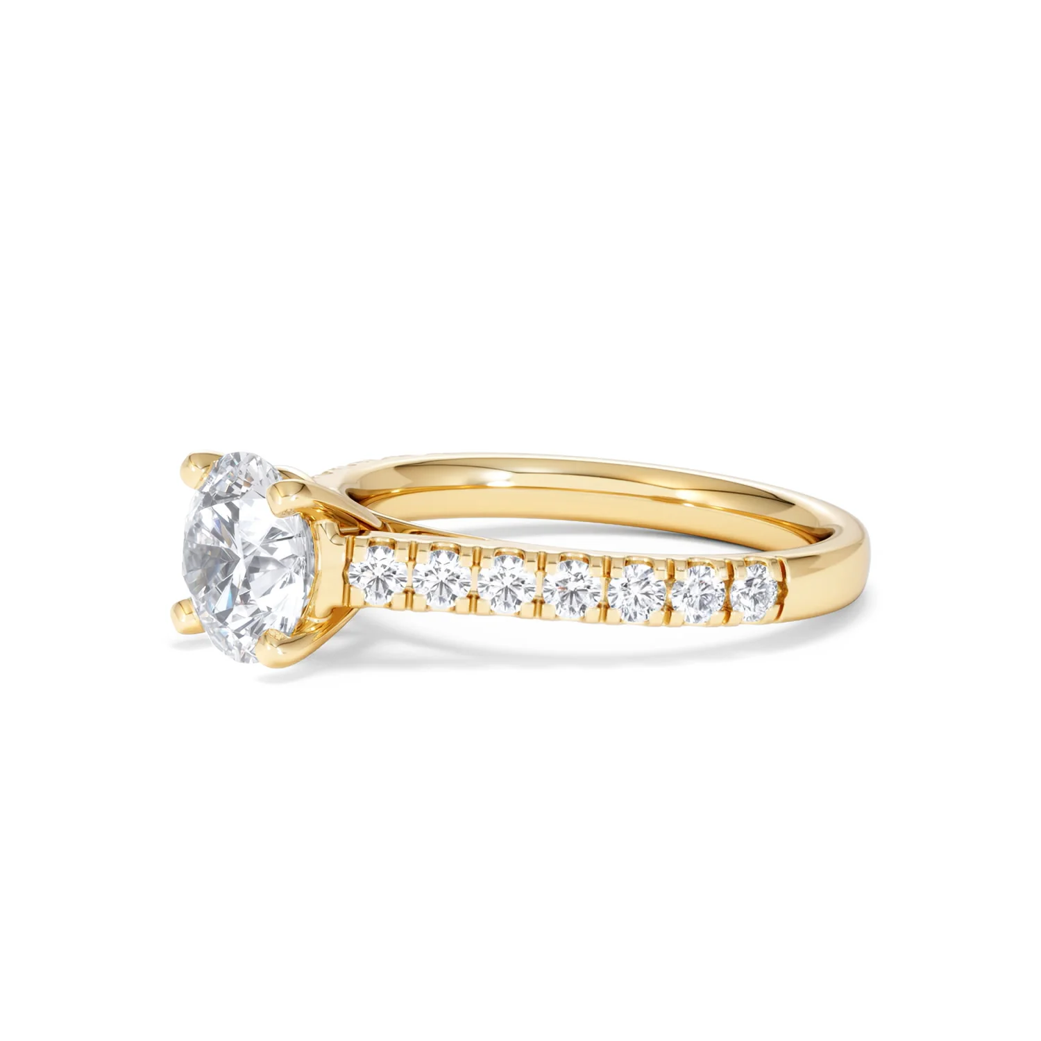 Natalia Lab Diamond Engagement Side Stone Ring 18K Gold 2.00CT F/VS1 - Image 76