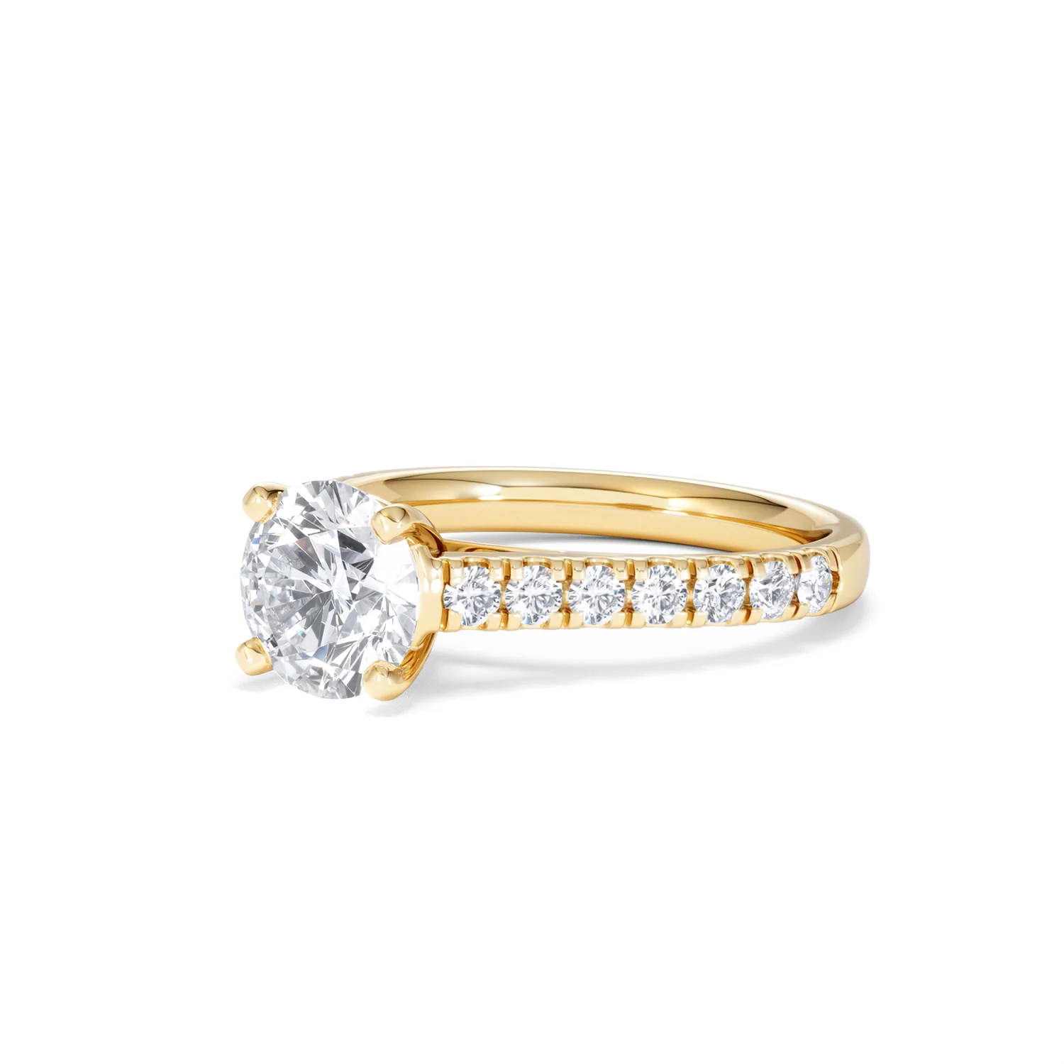 Natalia Lab Diamond Engagement Side Stone Ring 18K Gold 2.00CT F/VS1 - Image 80