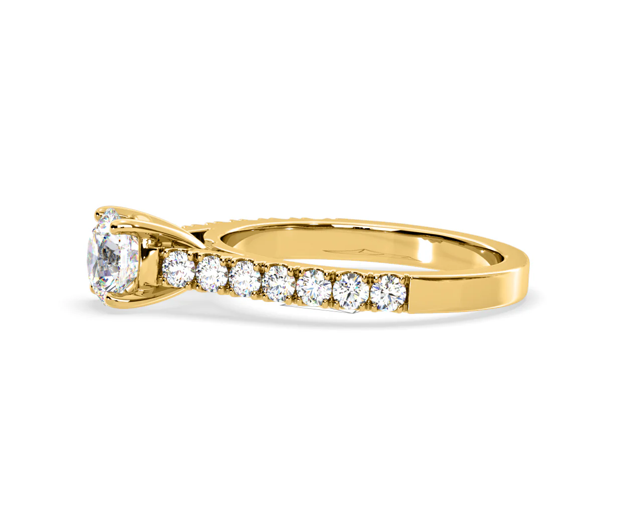 Natalia Lab Diamond Engagement Side Stone Ring 18K Gold 2.50CT F/VS1 - Image 105