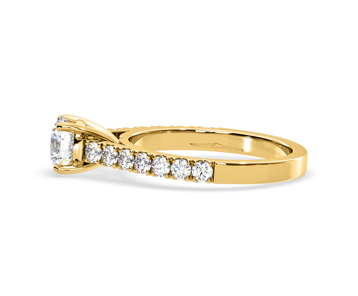 Natalia Lab Diamond Engagement Side Stone Ring 18K Gold 2.50CT F/VS1 - Image 108