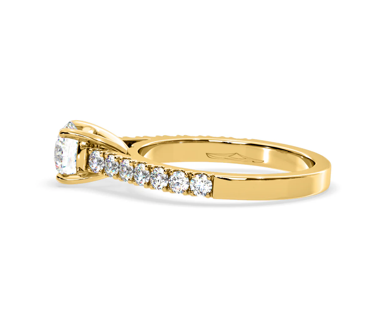 Natalia Lab Diamond Engagement Side Stone Ring 18K Gold 2.50CT F/VS1 - Image 110