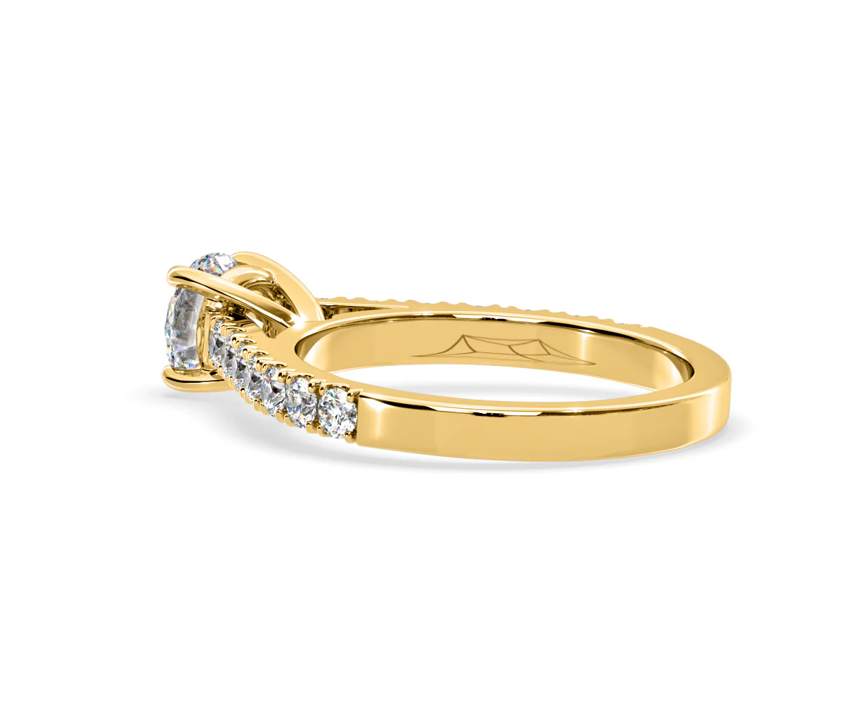 Natalia Lab Diamond Engagement Side Stone Ring 18K Gold 2.50CT F/VS1 - Image 116