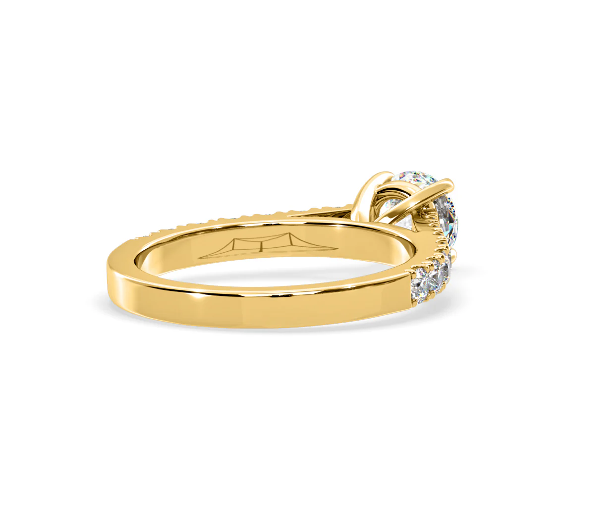 Natalia Lab Diamond Engagement Side Stone Ring 18K Gold 2.50CT F/VS1 - Image 135
