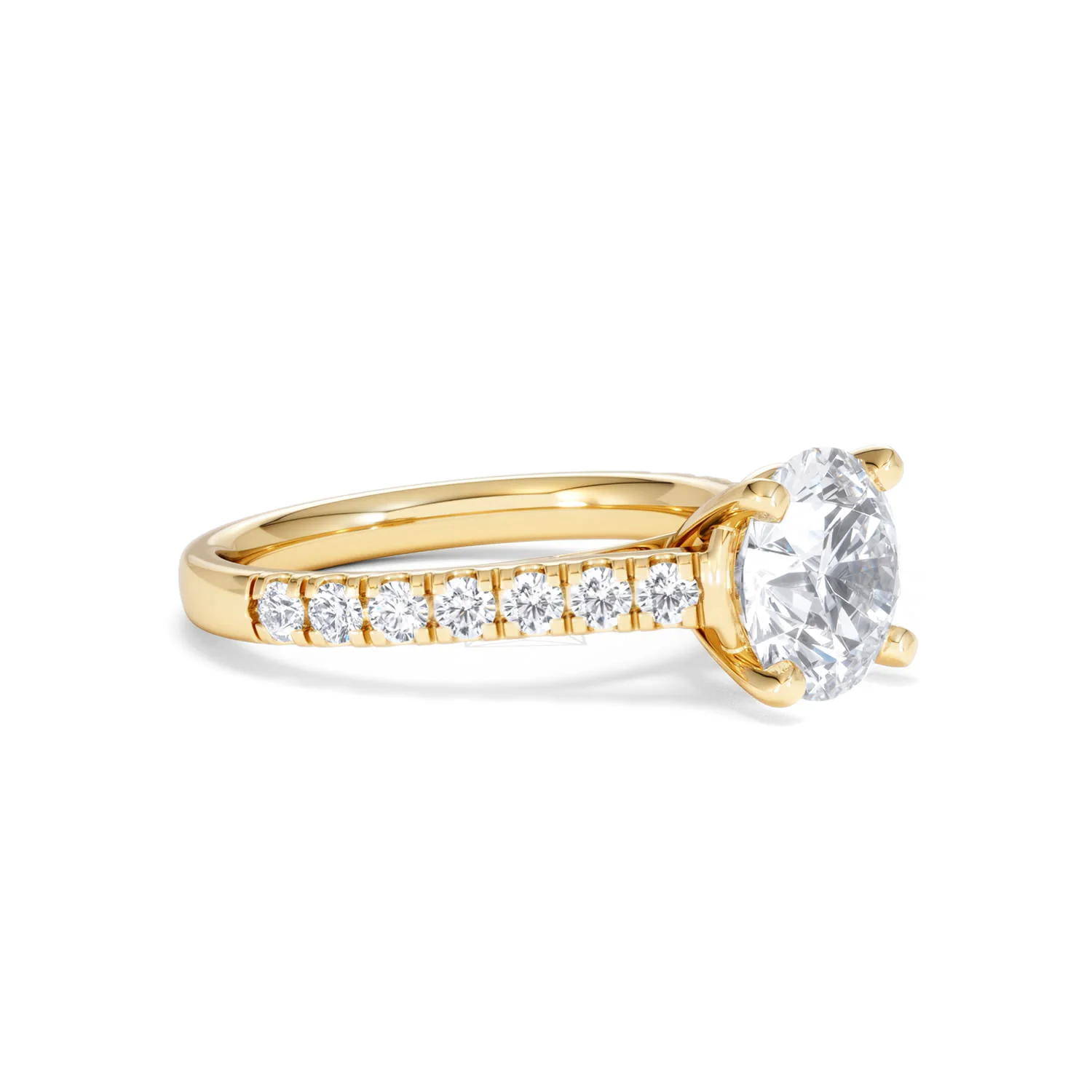 Natalia Lab Diamond Engagement Side Stone Ring 18K Gold 2.50CT F/VS1 - Image 19