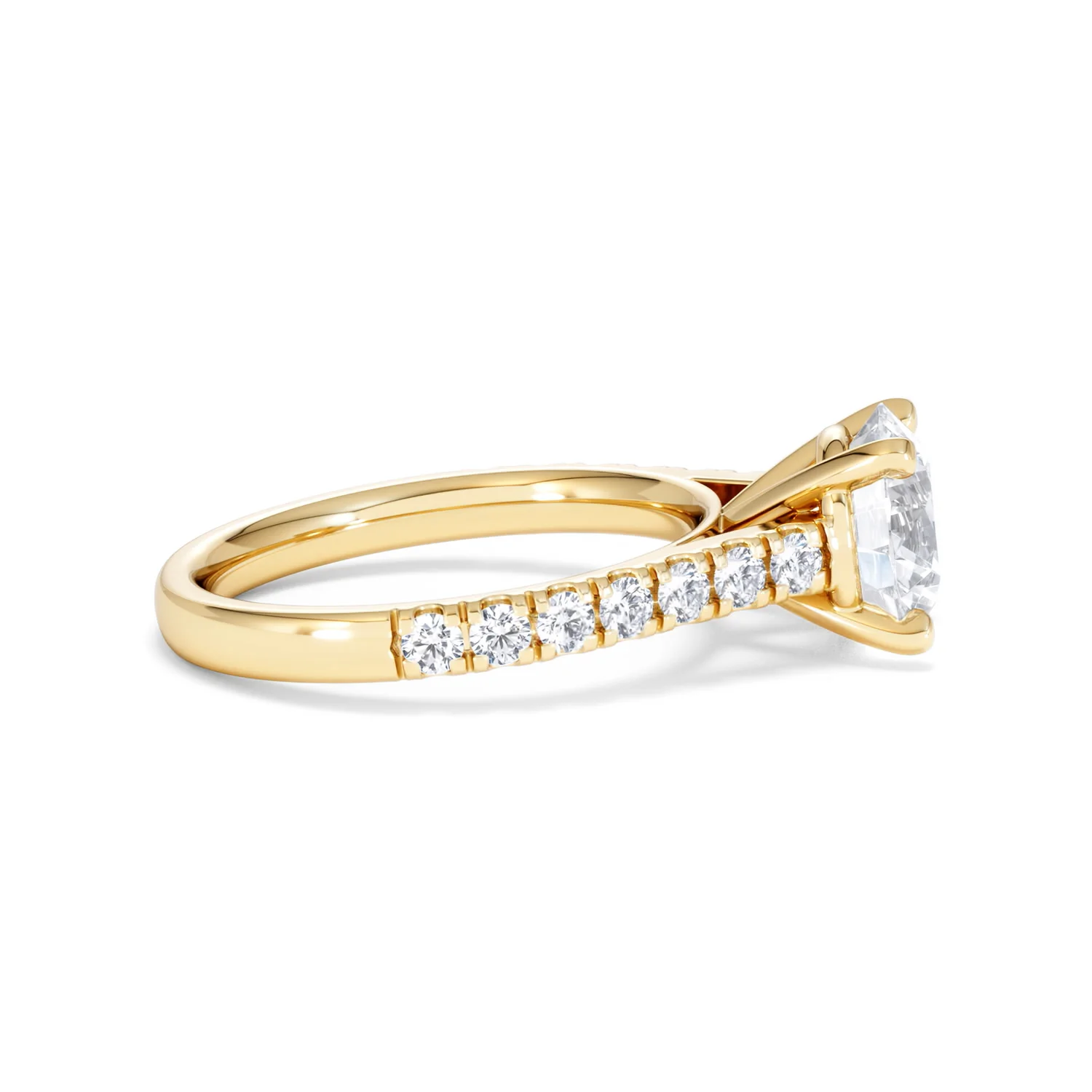 Natalia Lab Diamond Engagement Side Stone Ring 18K Gold 2.50CT F/VS1 - Image 27