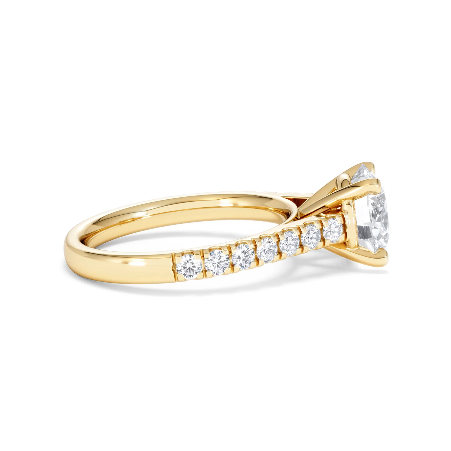 Natalia Lab Diamond Engagement Side Stone Ring 18K Gold 2.50CT F/VS1 - Image 28