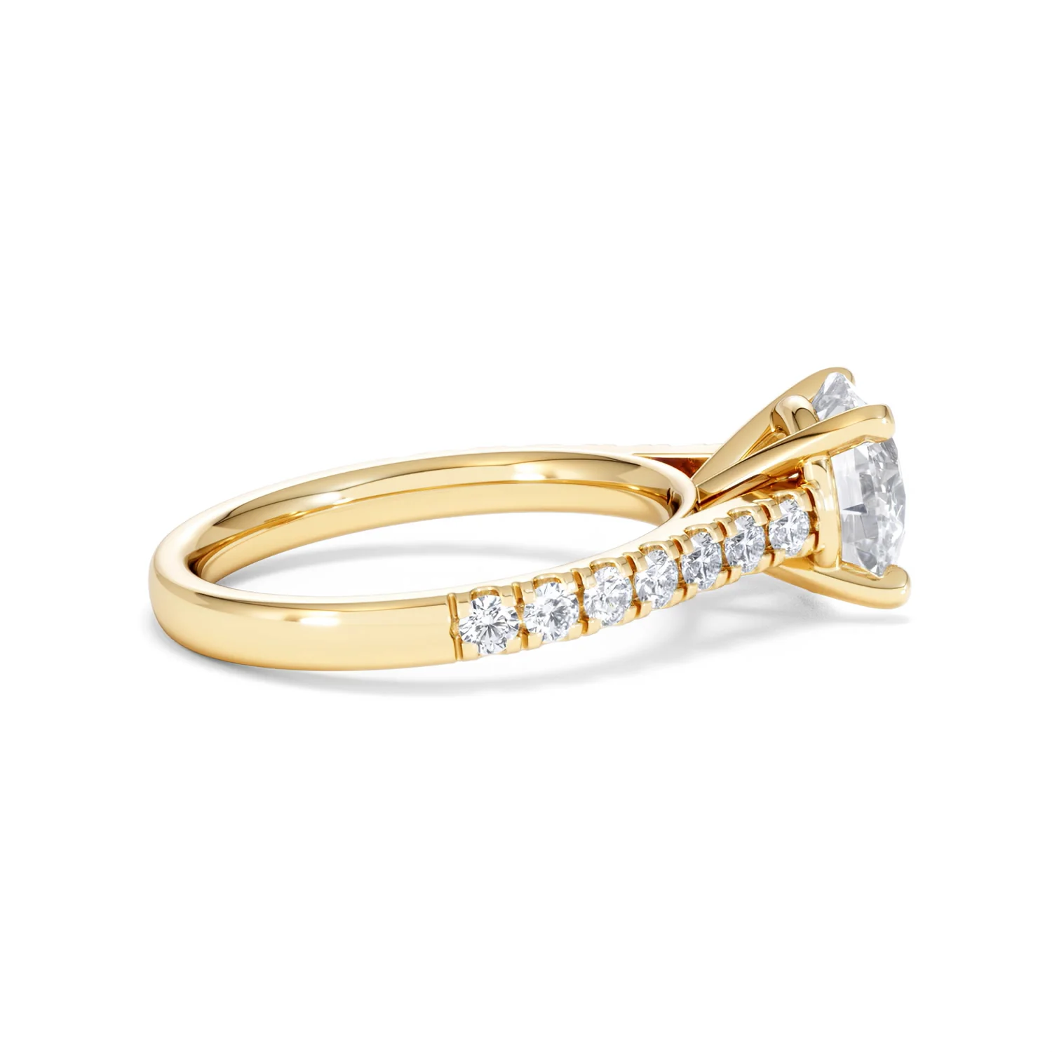 Natalia Lab Diamond Engagement Side Stone Ring 18K Gold 2.50CT F/VS1 - Image 30