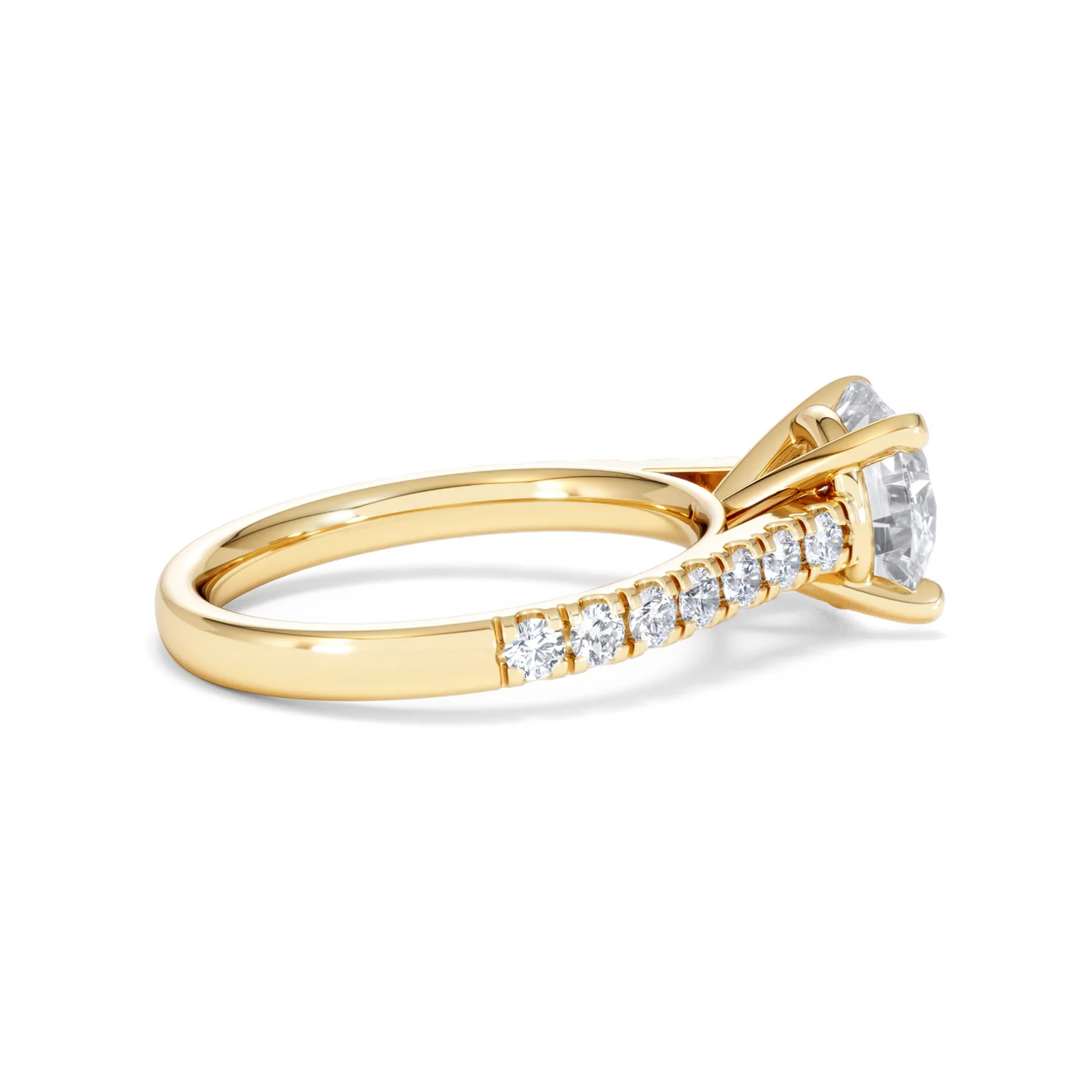 Natalia Lab Diamond Engagement Side Stone Ring 18K Gold 2.50CT F/VS1 - Image 31