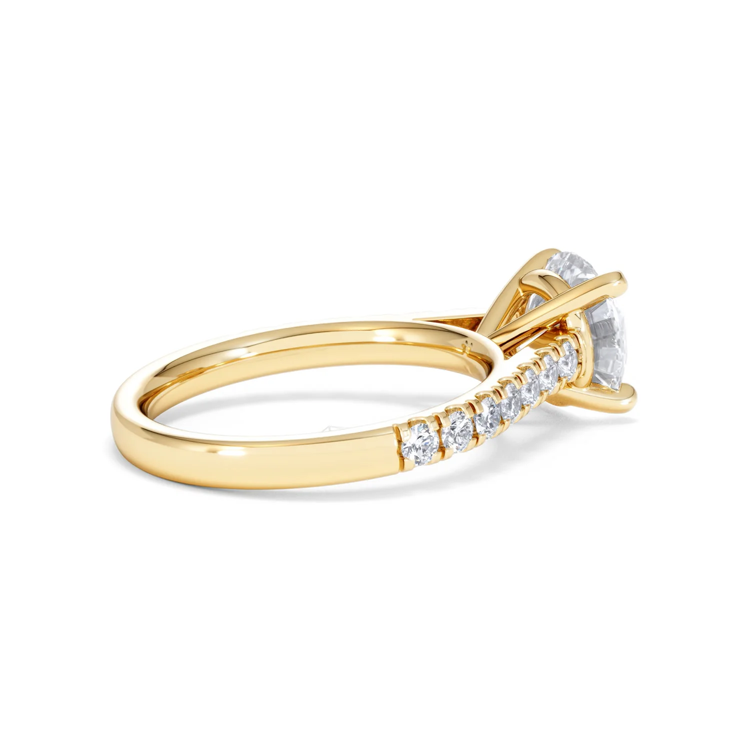 Natalia Lab Diamond Engagement Side Stone Ring 18K Gold 2.50CT F/VS1 - Image 34