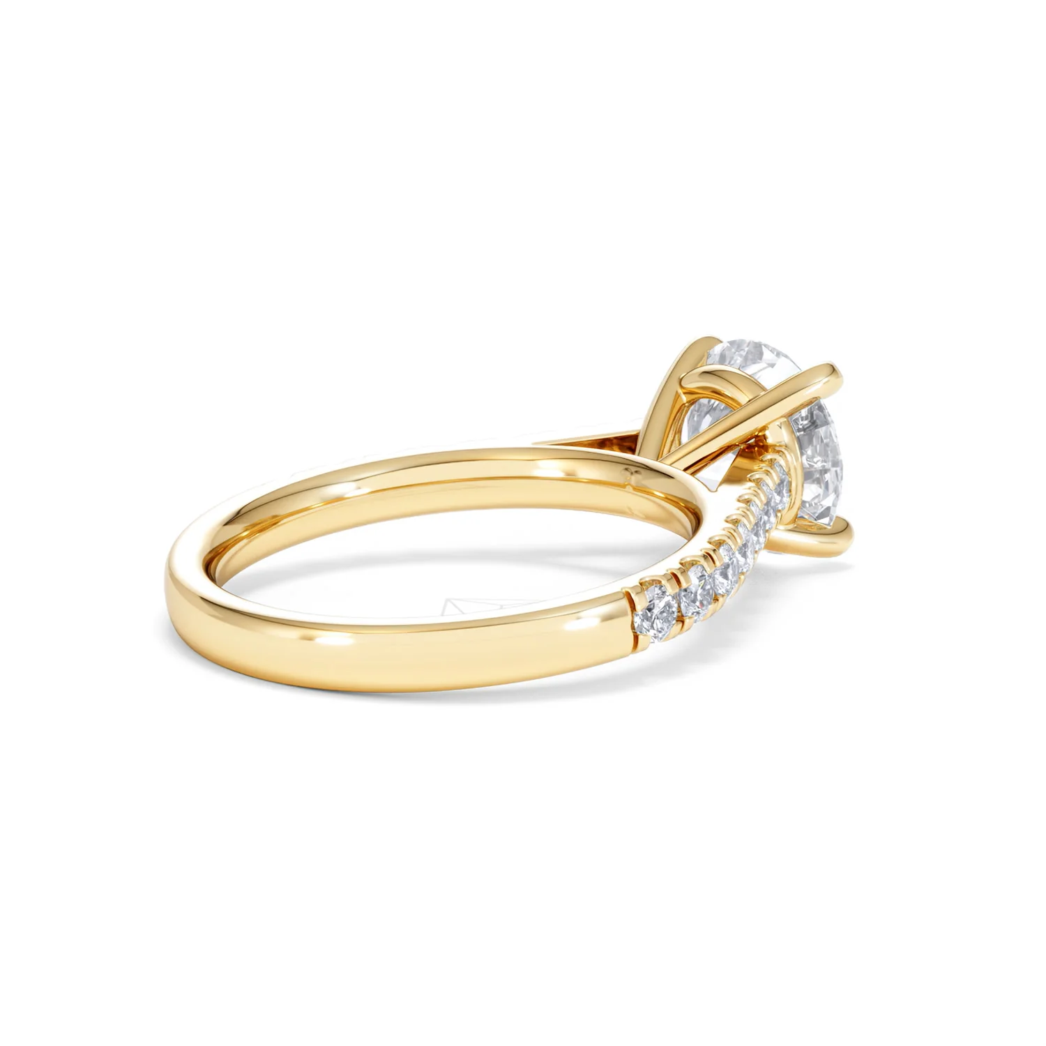 Natalia Lab Diamond Engagement Side Stone Ring 18K Gold 2.50CT F/VS1 - Image 37