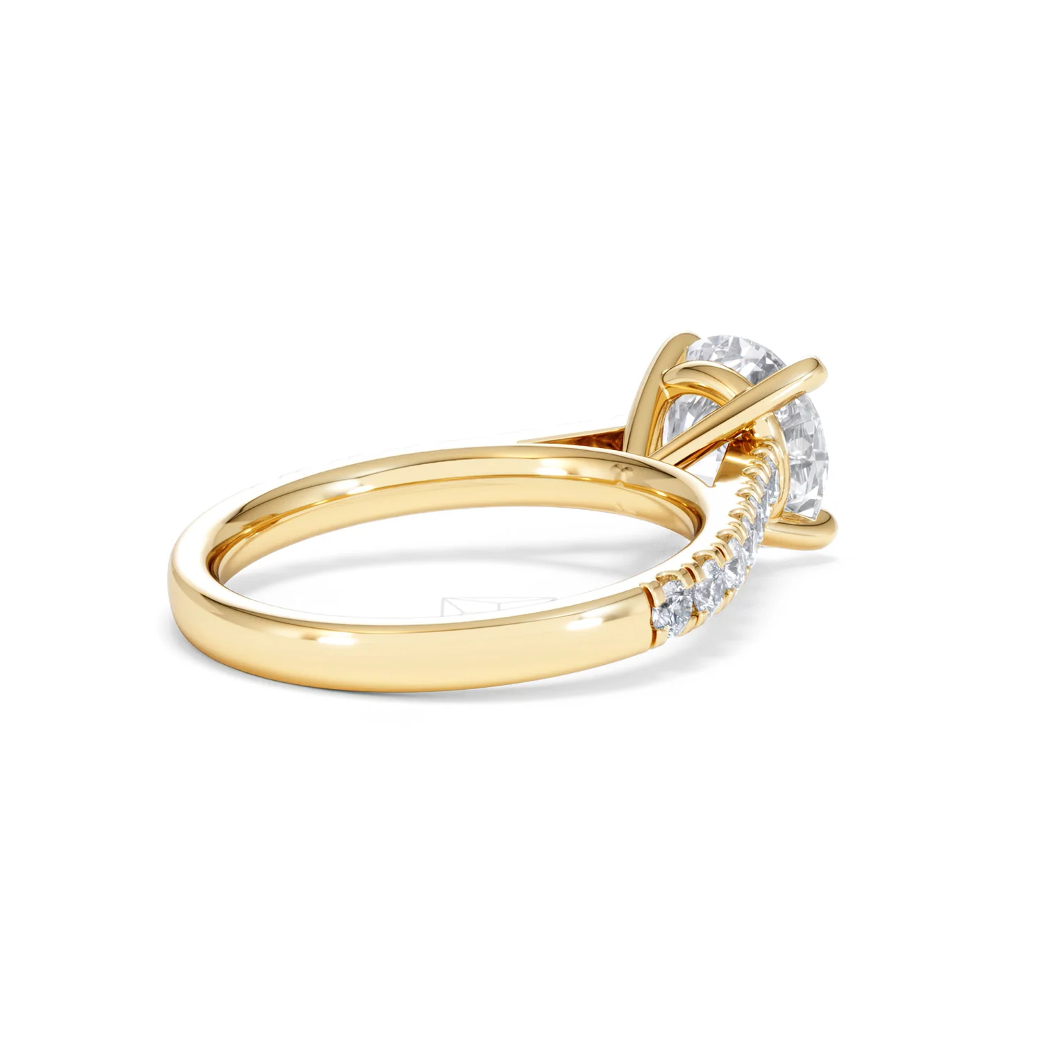 Natalia Lab Diamond Engagement Side Stone Ring 18K Gold 2.50CT F/VS1 - Image 38