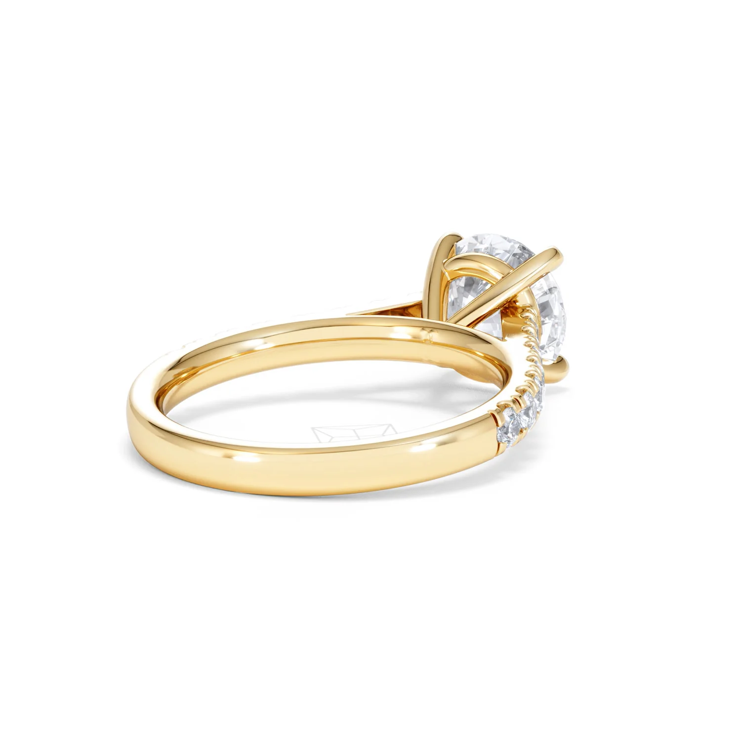 Natalia Lab Diamond Engagement Side Stone Ring 18K Gold 2.50CT F/VS1 - Image 40