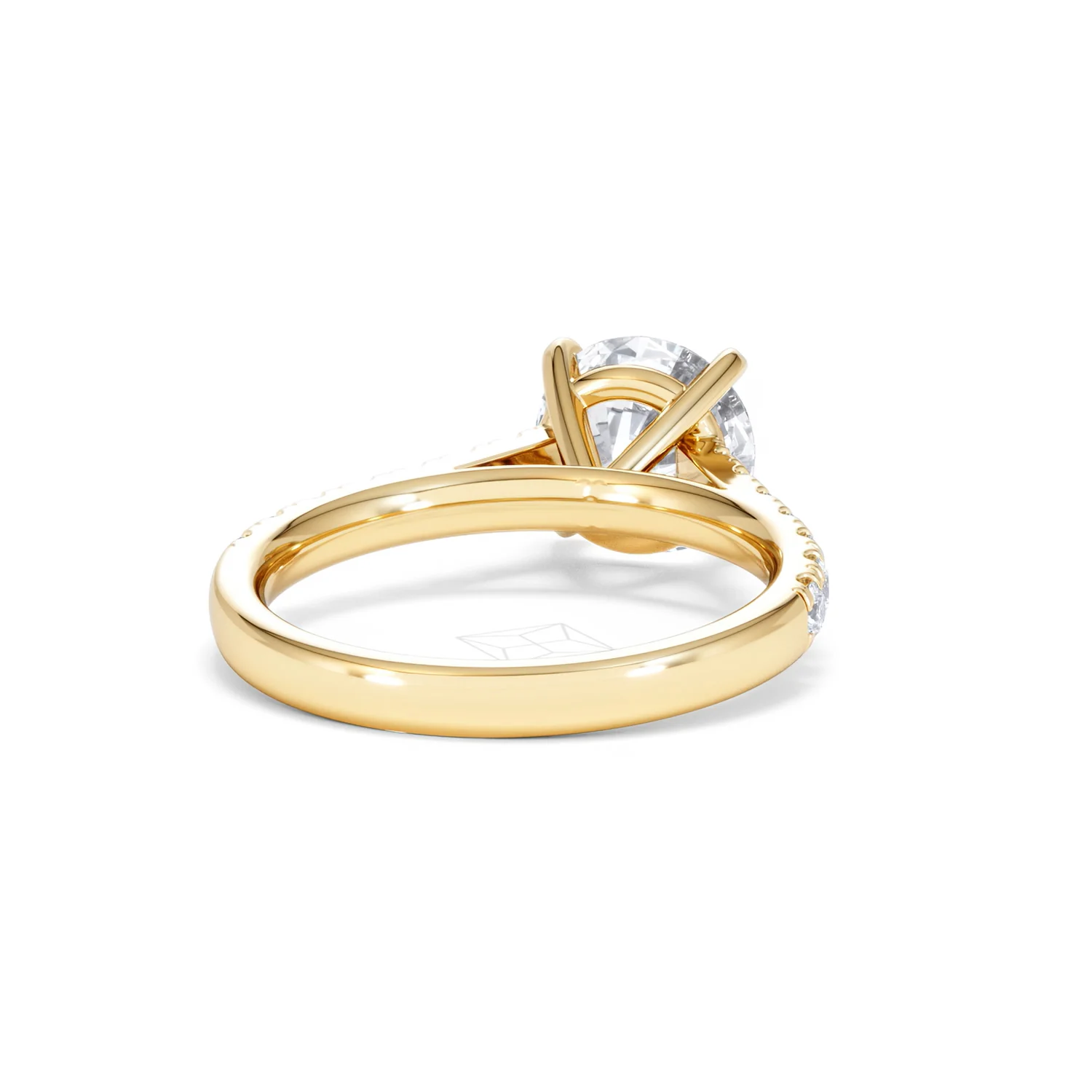 Natalia Lab Diamond Engagement Side Stone Ring 18K Gold 2.50CT F/VS1 - Image 44