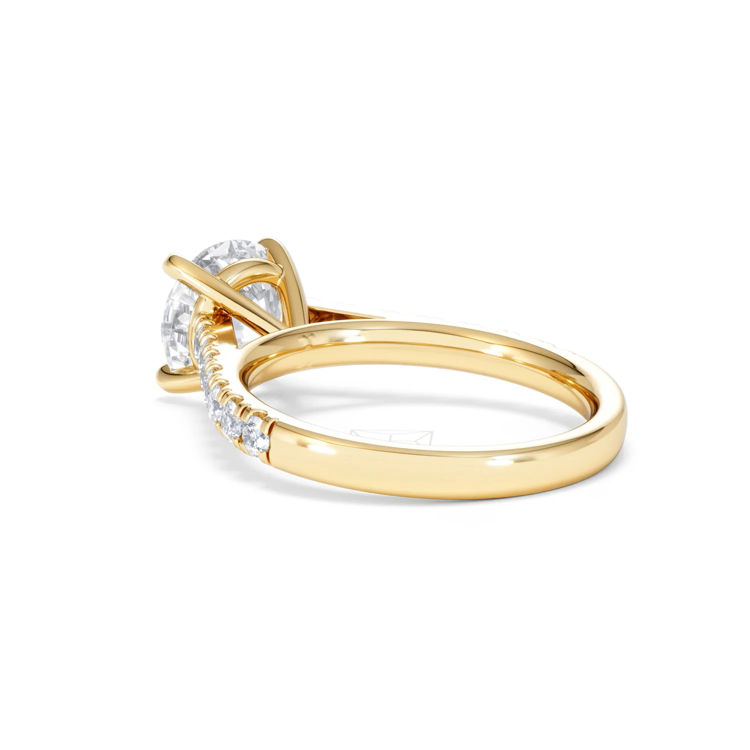 Natalia Lab Diamond Engagement Side Stone Ring 18K Gold 2.50CT F/VS1 - Image 57