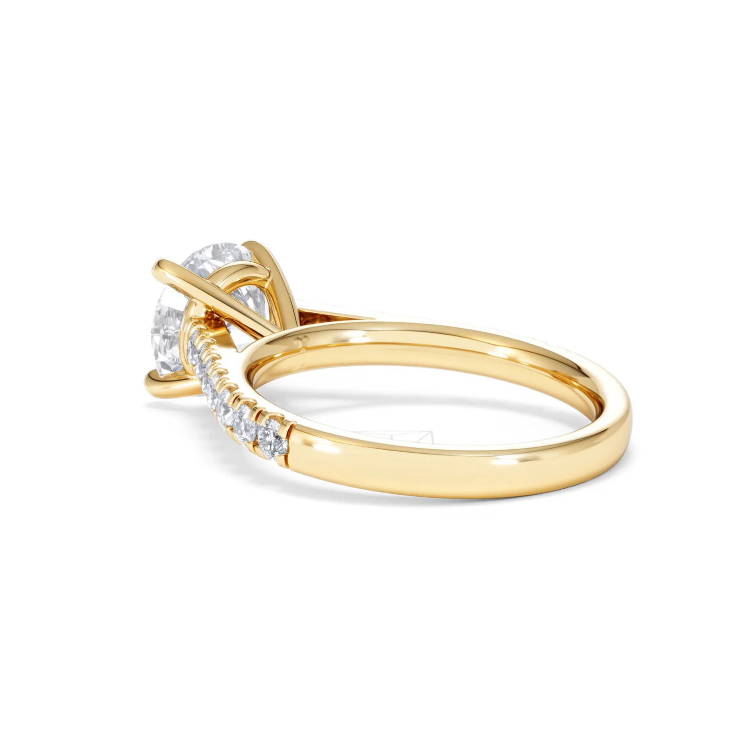 Natalia Lab Diamond Engagement Side Stone Ring 18K Gold 2.50CT F/VS1 - Image 58