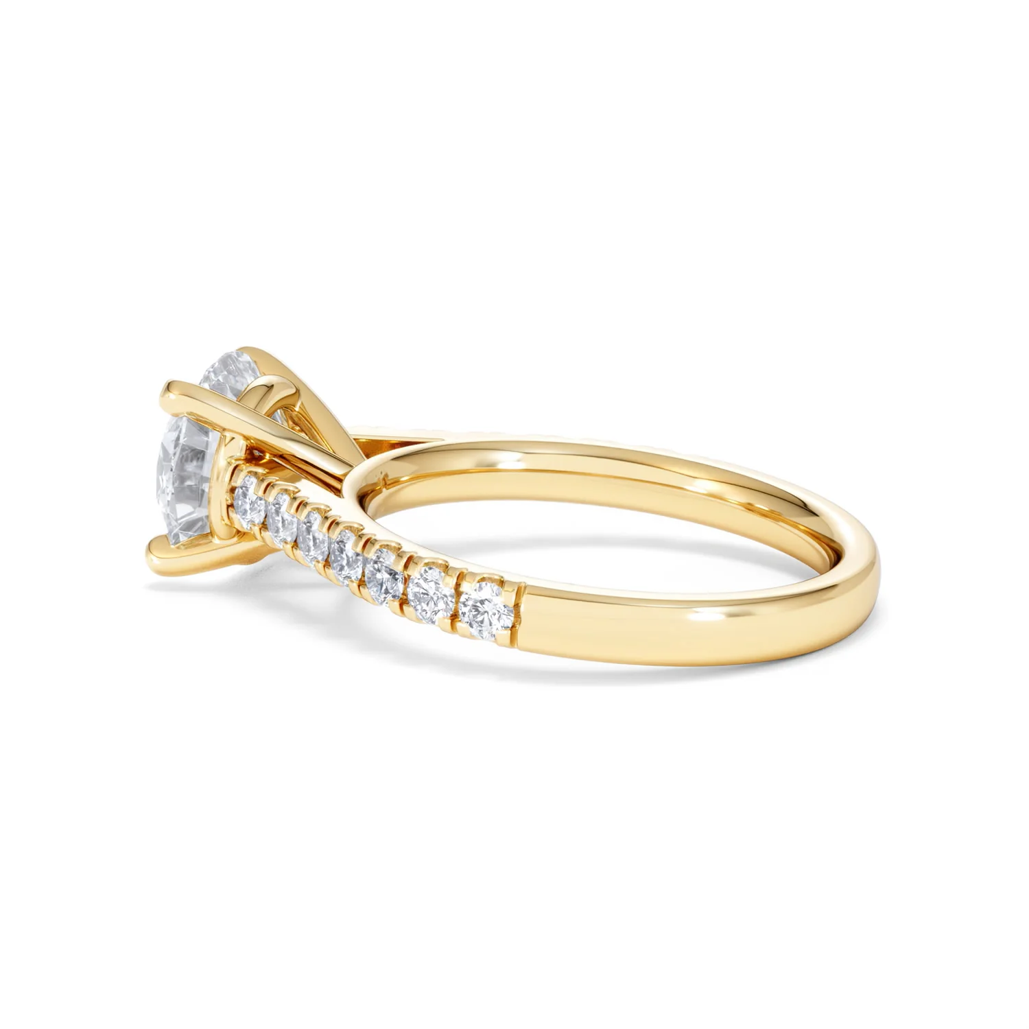 Natalia Lab Diamond Engagement Side Stone Ring 18K Gold 2.50CT F/VS1 - Image 63