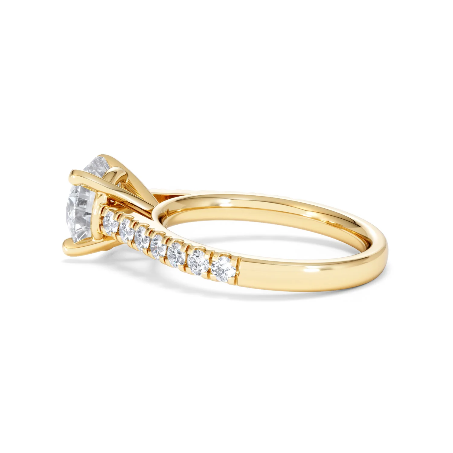 Natalia Lab Diamond Engagement Side Stone Ring 18K Gold 2.50CT F/VS1 - Image 64
