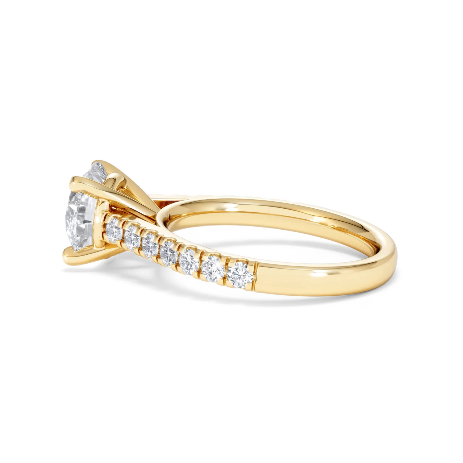 Natalia Lab Diamond Engagement Side Stone Ring 18K Gold 2.50CT F/VS1 - Image 65