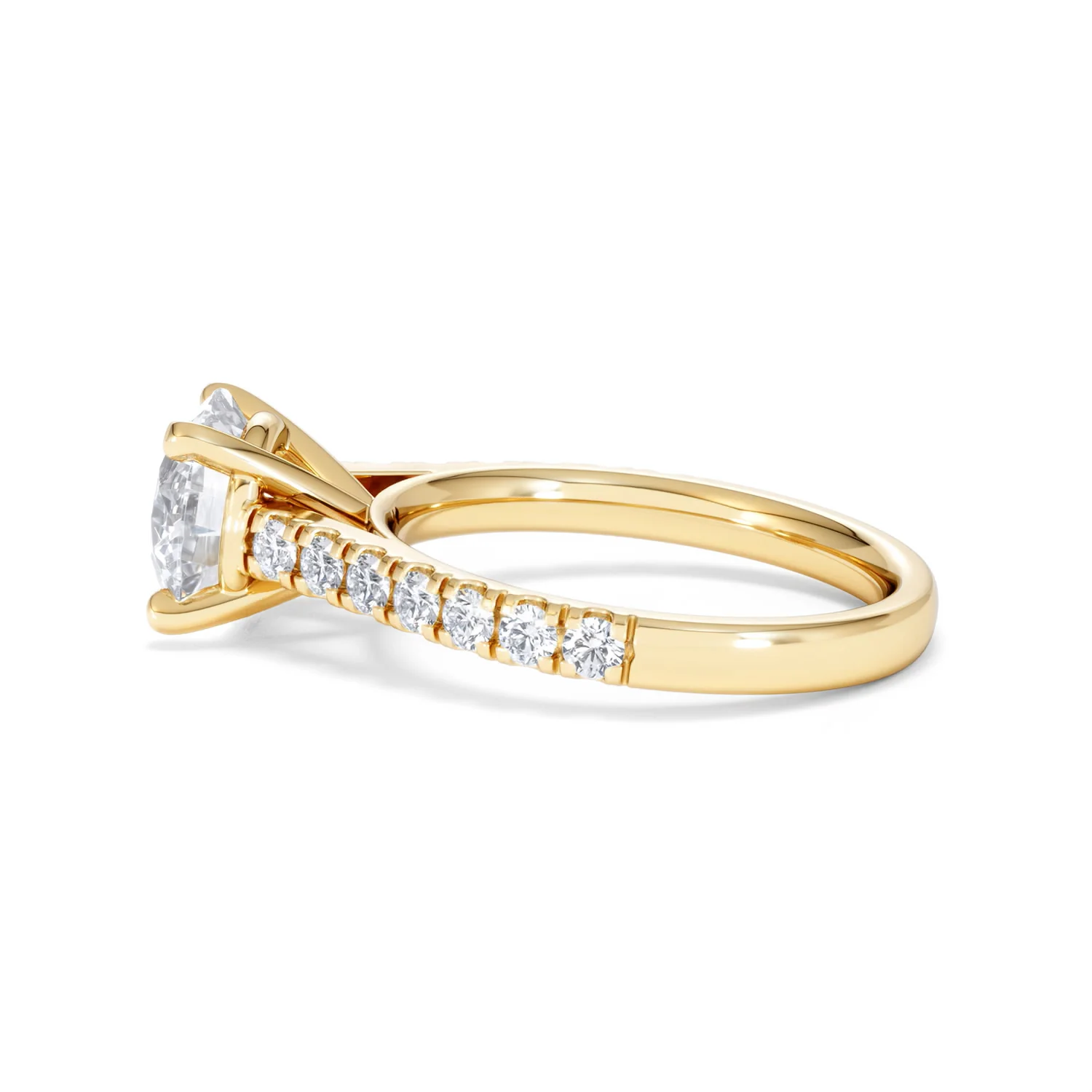 Natalia Lab Diamond Engagement Side Stone Ring 18K Gold 2.50CT F/VS1 - Image 66