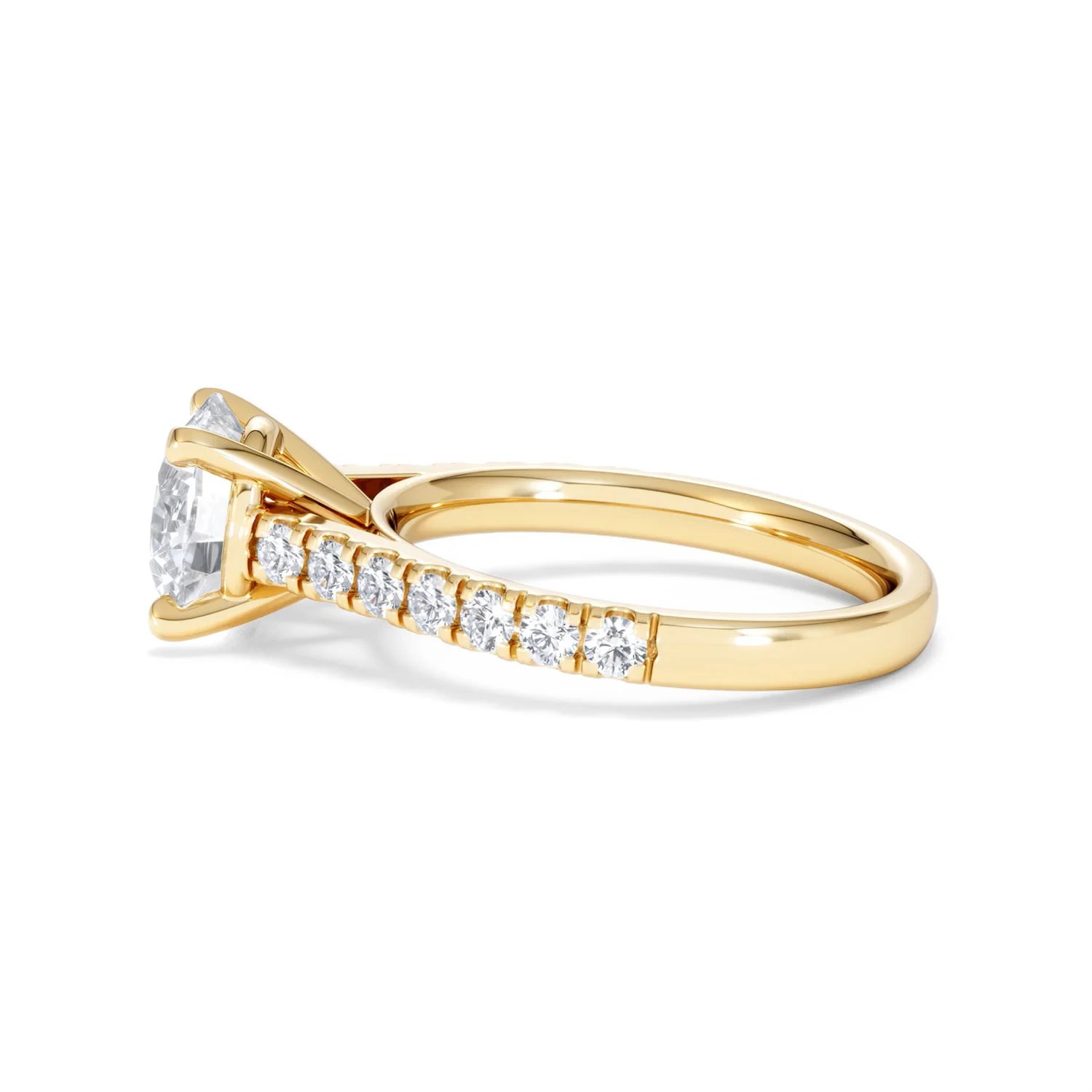 Natalia Lab Diamond Engagement Side Stone Ring 18K Gold 2.50CT F/VS1 - Image 67