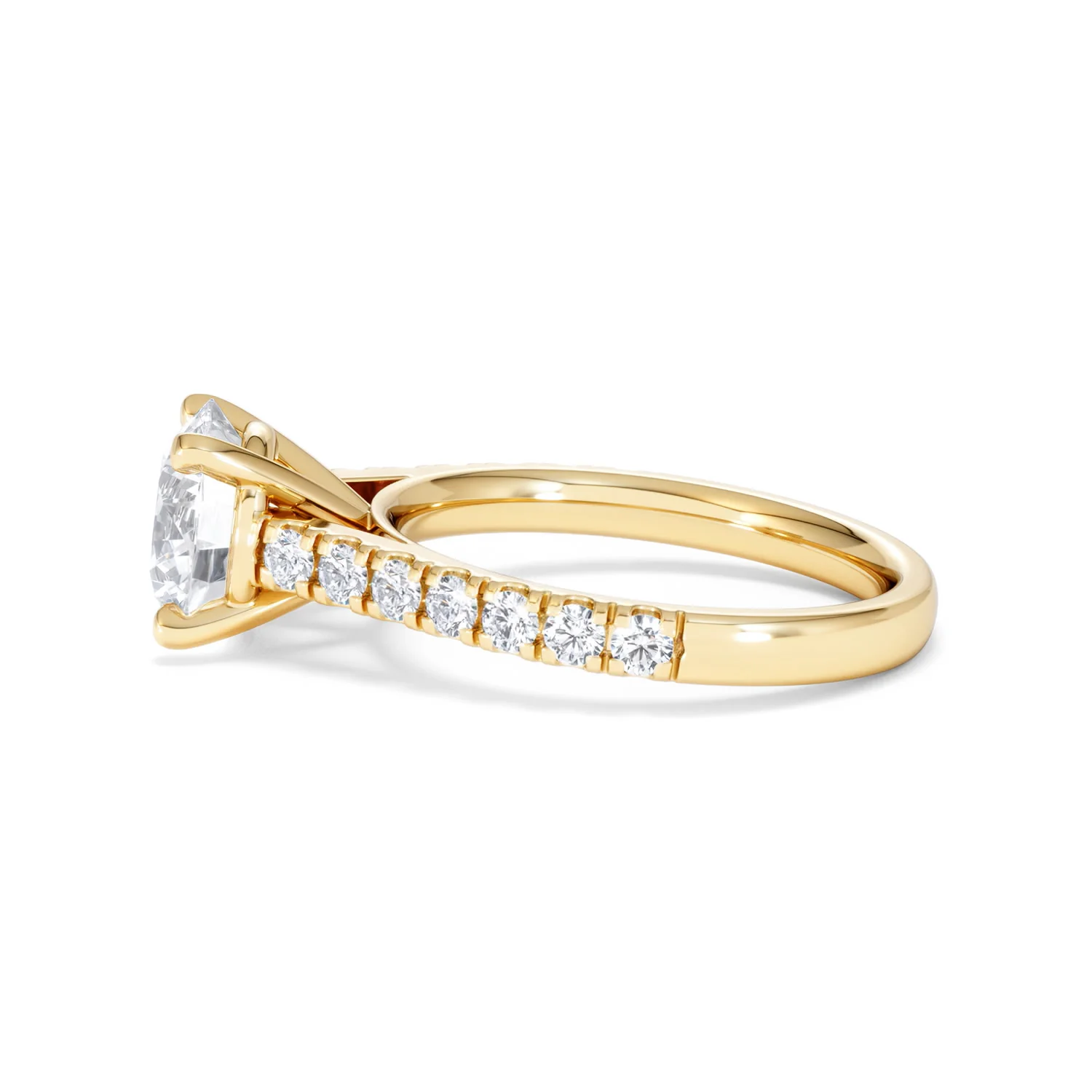 Natalia Lab Diamond Engagement Side Stone Ring 18K Gold 2.50CT F/VS1 - Image 68