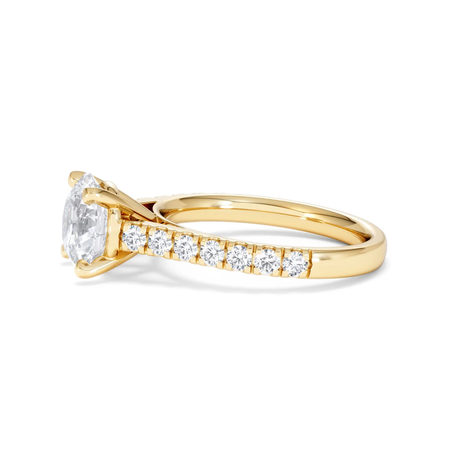 Natalia Lab Diamond Engagement Side Stone Ring 18K Gold 2.50CT F/VS1 - Image 71