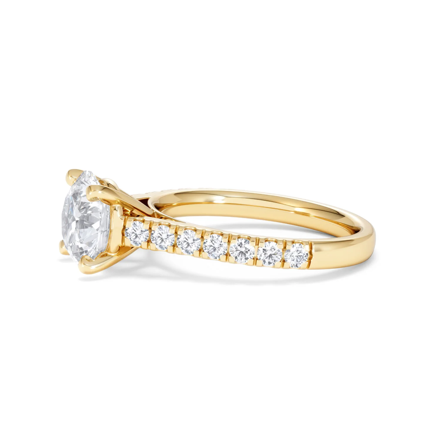 Natalia Lab Diamond Engagement Side Stone Ring 18K Gold 2.50CT F/VS1 - Image 72