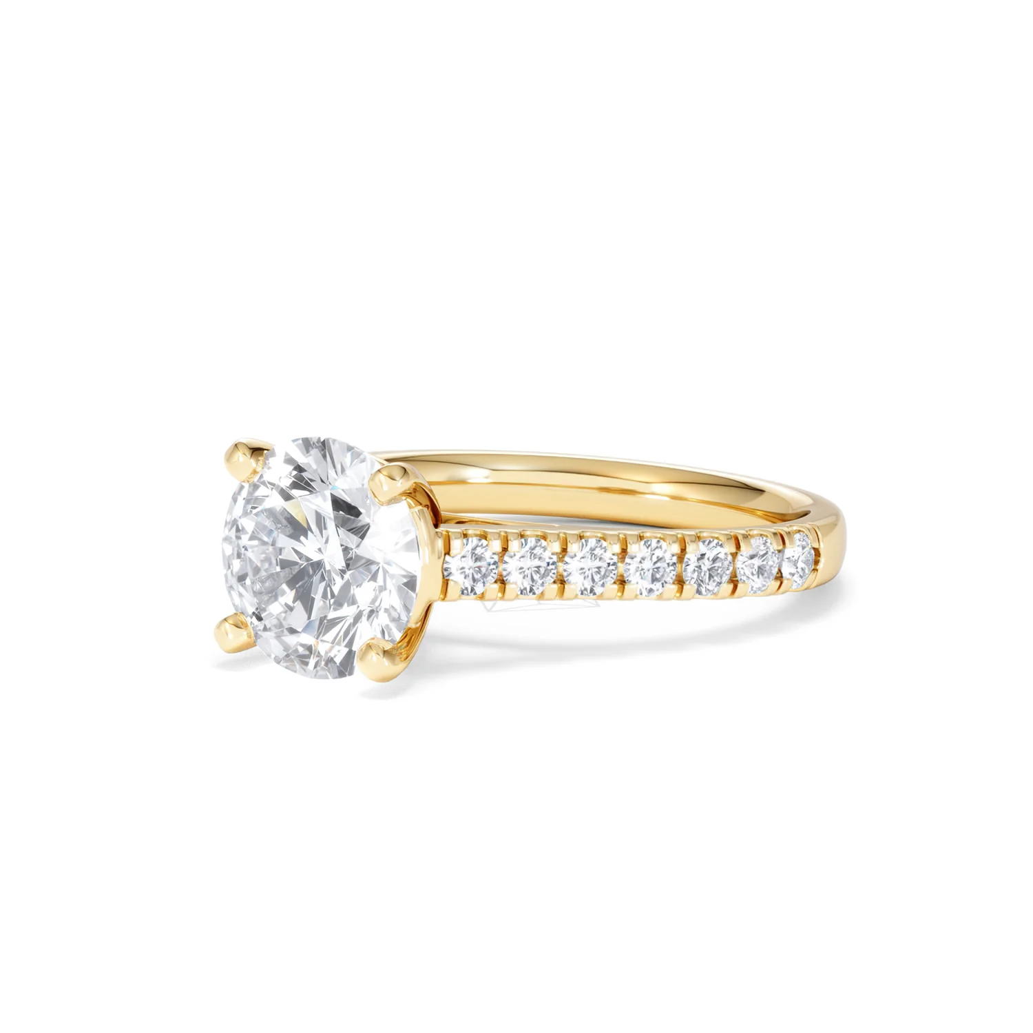 Natalia Lab Diamond Engagement Side Stone Ring 18K Gold 2.50CT F/VS1 - Image 80