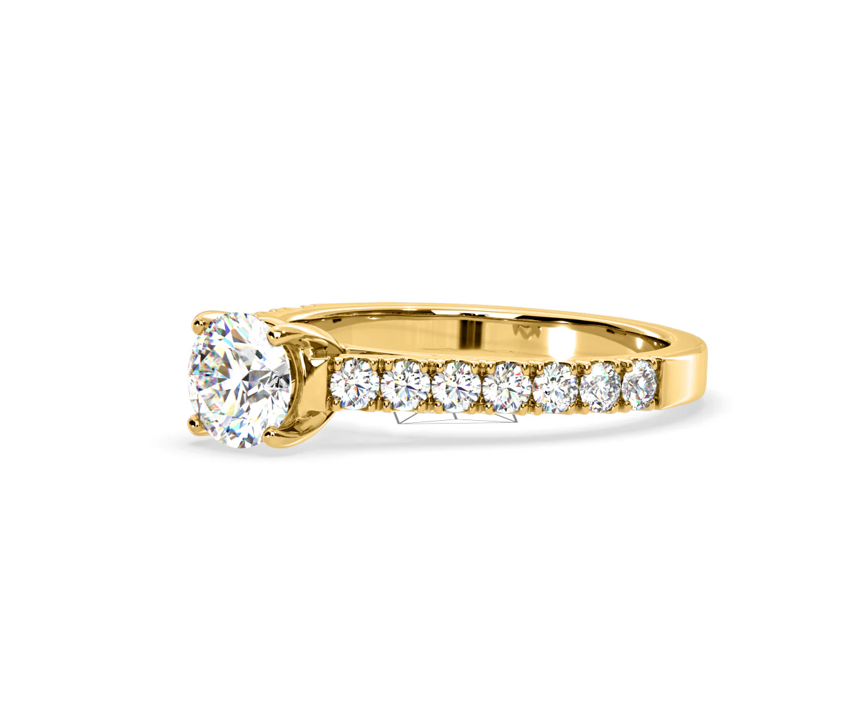 Natalia Lab Diamond Engagement Side Stone Ring 18K Gold 2.50CT F/VS1 - Image 97